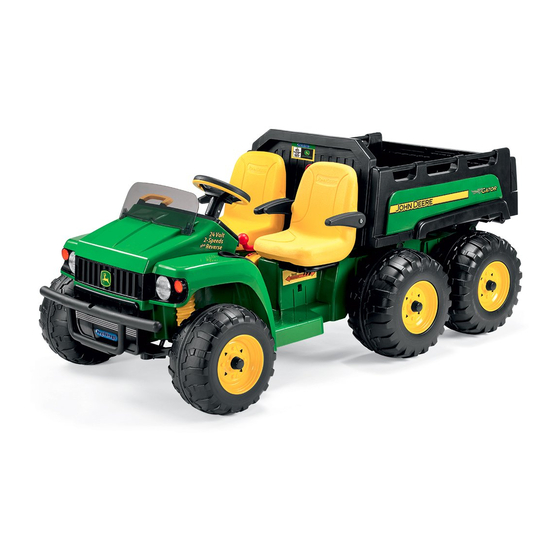 Peg-Perego John Deere GATOR HPX Empleo Y Manutencion