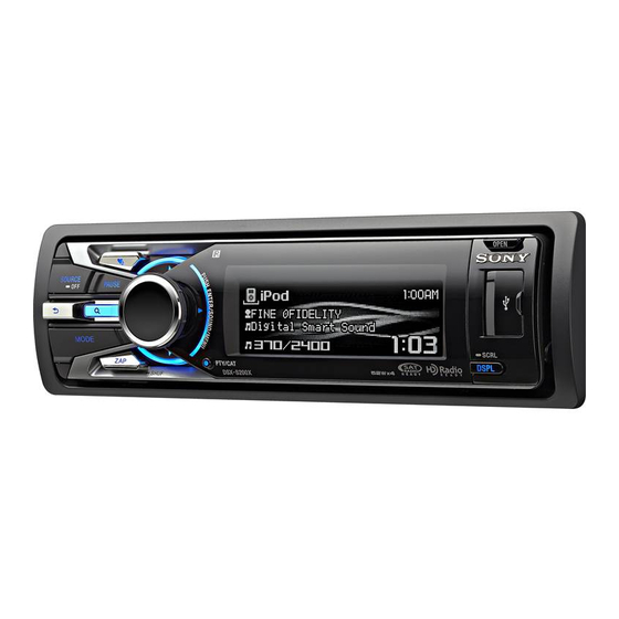 Sony DSX-S210X Manual De Instrucciones