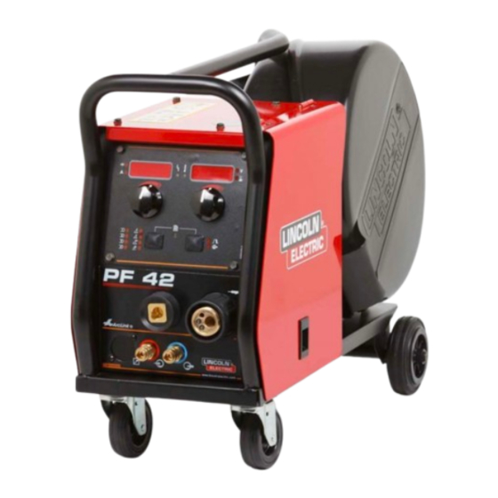 Lincoln Electric PF42 Manual De Instrucciones