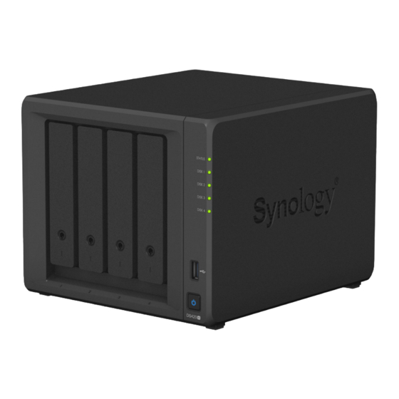 Synology DS420+ Guía De Instalación Del Hardware