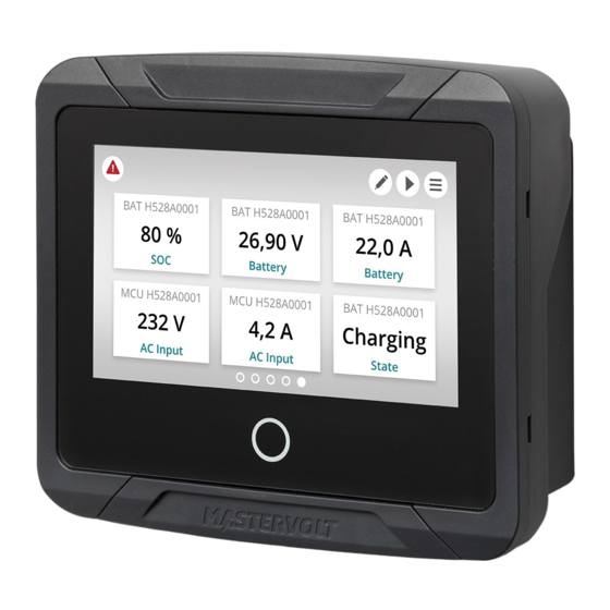 Mastervolt EasyView 5 Manual Del Usuario