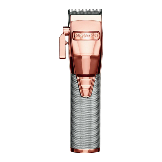 BaByliss PRO ROSEFX FX870RG Manuales