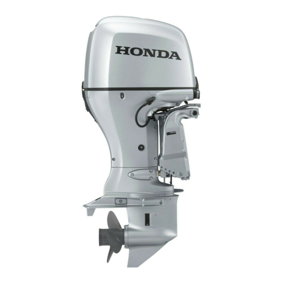 HONDA marine BF8D Manual Del Propietário