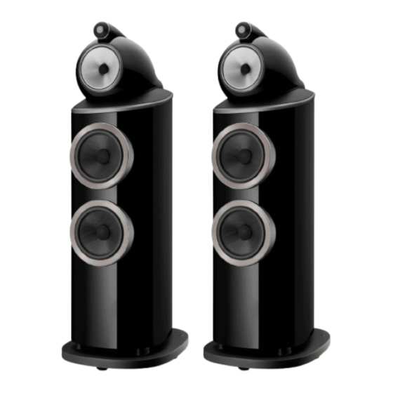 Bowers & Wilkins 800 Diamond Serie Manual Del Usuario