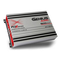 Genius Car Audio GFX-55x4 Manual Del Usuario