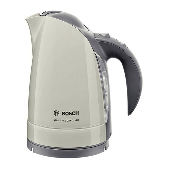 Bosch TWK6 Serie Instrucciones De Uso