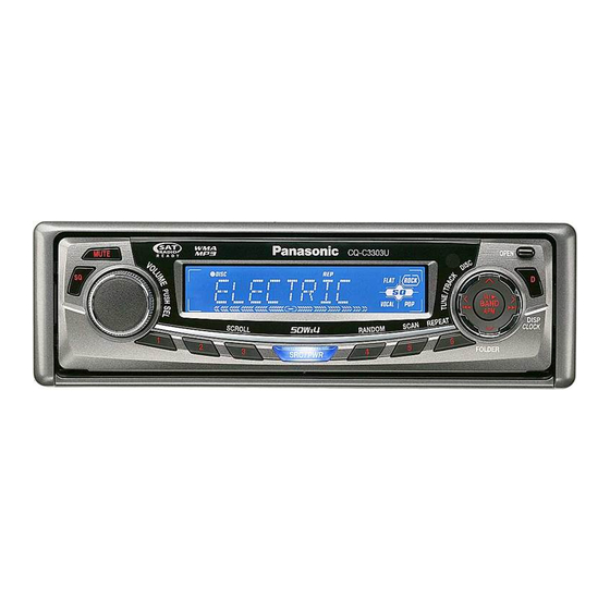 Panasonic CQ-C3433U Manuales