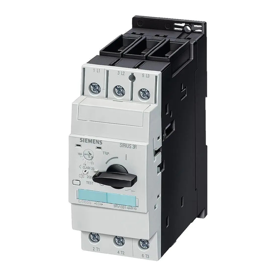 Siemens 3RV1.2 Guia Del Usuario
