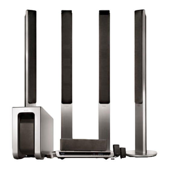 Sony DAV-SR4W Manual De Instrucciones