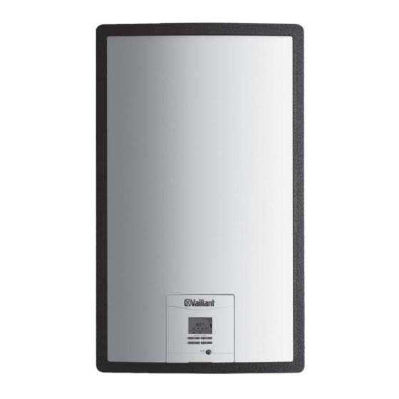 Vaillant VWZ MEH 61 Instrucciones De Instalación Y Funcionamiento