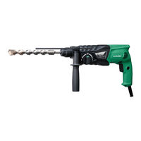 Hitachi Koki DH 28PCY Instrucciones De Manejo