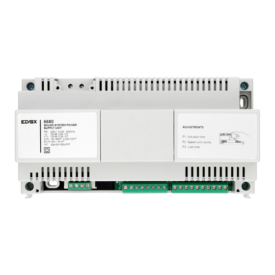 Vimar Ecvox 6680 Manual Do Instalador