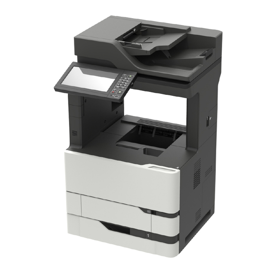 Lexmark MFP MX822 Manuales