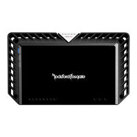 Rockford Fosgate T800-4ad Instalación Y Funcionamiento