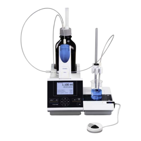Xylem SI Analytics TITRONIC 500 Manual De Instrucciones