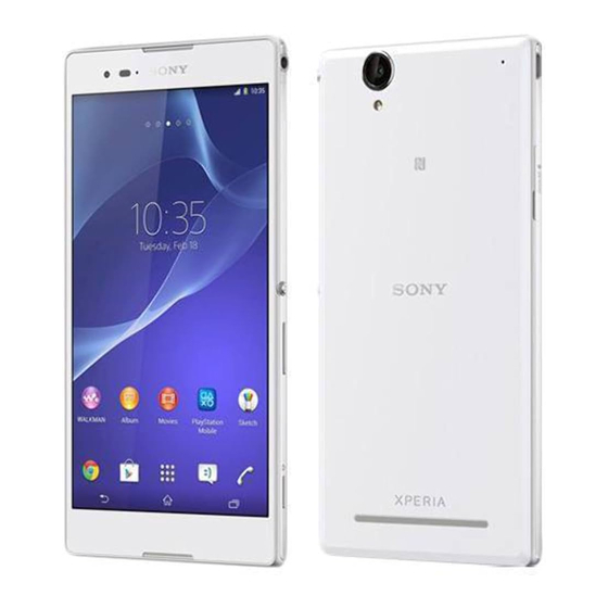 Sony Xperia T2 Ultra Guia Del Usuario