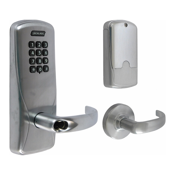 Schlage CO Serie Guia Del Usuario