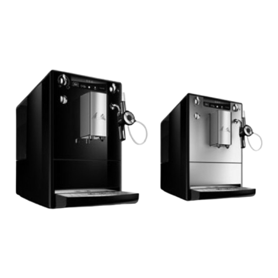 Melita Caffeo SOLO & perfect milk Serie Manual De Instrucciones