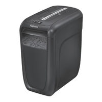 Fellowes POWERSHRED 60Cs Manual De Instrucciones