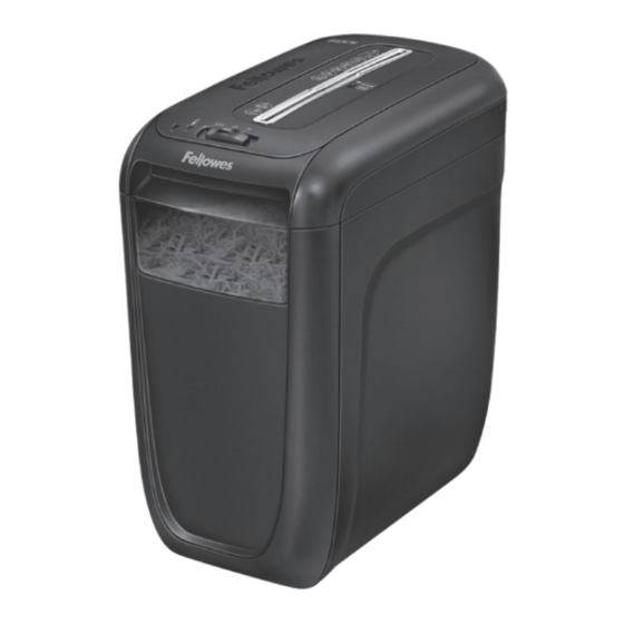 Fellowes POWERSHRED 60Cs Manual De Instrucciones