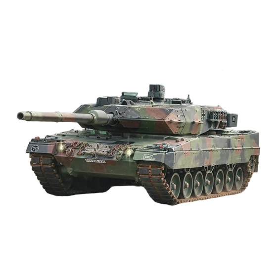 Italeri Leopard 2 A6 Guia De Inicio Rapido