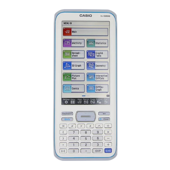 Casio fx-CG500 Guia Del Usuario