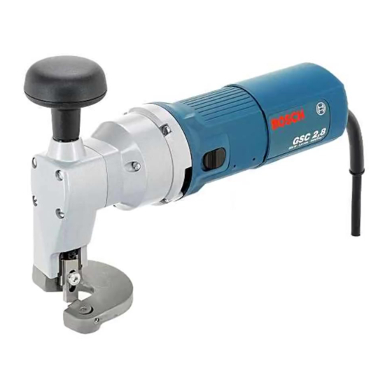 Bosch Professional GSC 2,8 Manual Original