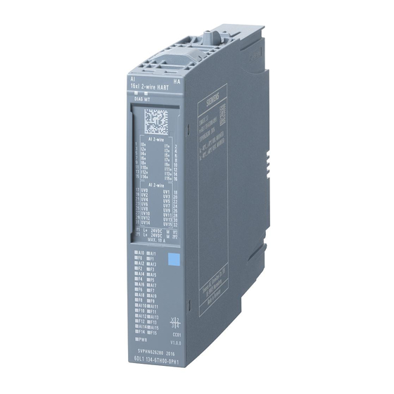 Siemens SIMATIC ET 200SP HA Manual De Producto