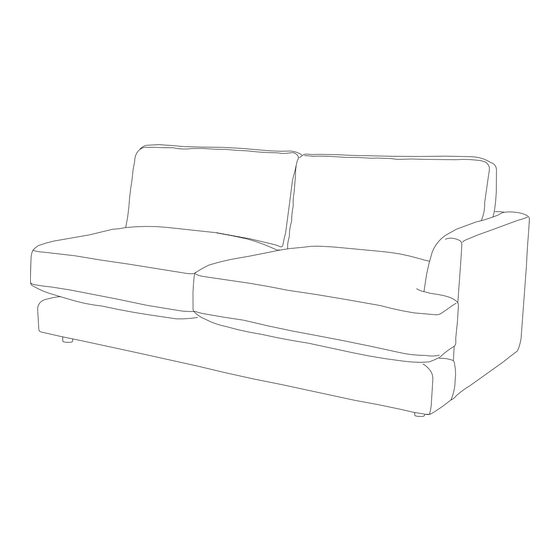 West Elm Haven Right Arm Sofa Instrucciones De Ensamblaje