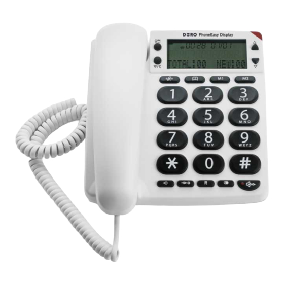 Doro PhoneEasy display 312C Manual Del Usuario