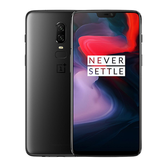 OnePlus 6 Manuales