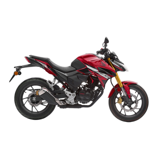 Honda Motor CBF190WH Manual Del Usuario