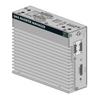 SMA INVERTER MANAGER Instrucciones De Instalación