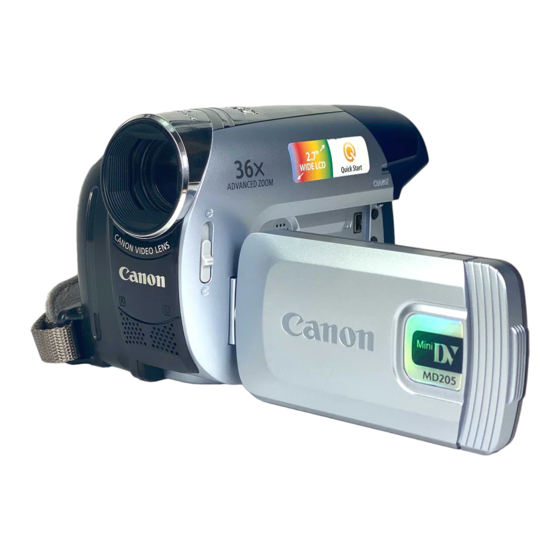 Canon MD205 Manual De Instrucciones
