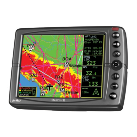AvMap GeoPilot II Manual De Uso