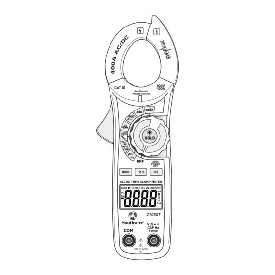 Southwire CLAMP METER 21050T Instrucciones De Uso