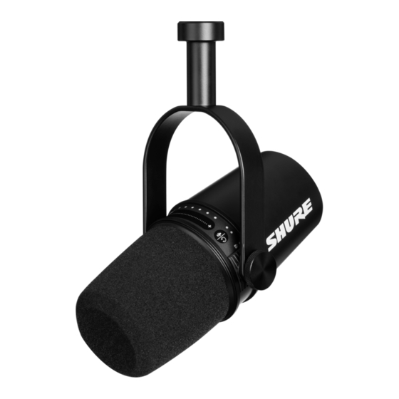 Shure MV7 Manual De Instrucciones