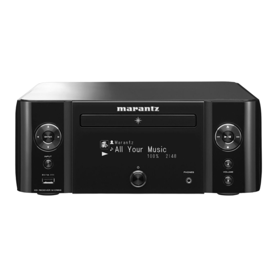 Marantz M-CR610 Guía De Instalación Rápida