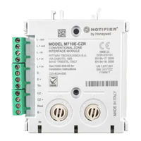 Honeywell NOTIFIER M710E-CZR Instrucciones De Instalación