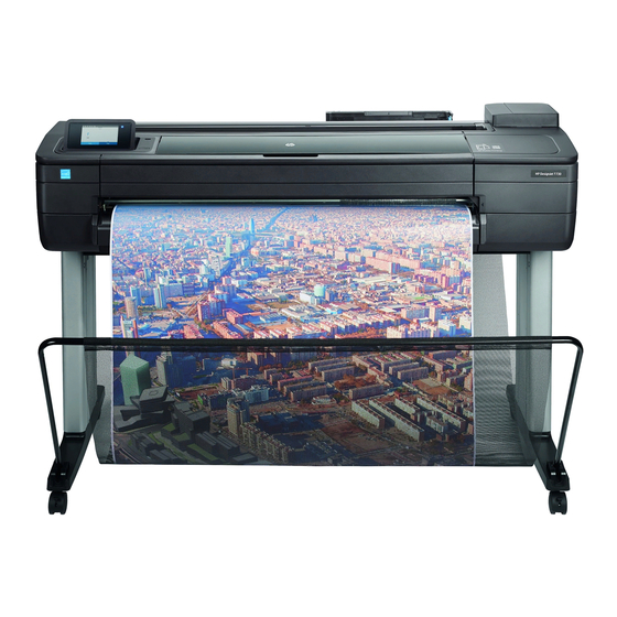 HP DesignJet T730 Serie Guia Del Usuario