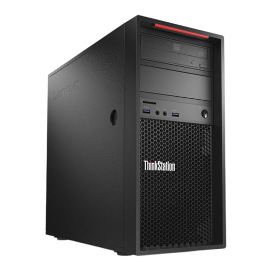 Lenovo ThinkStation P410 Guia Del Usuario