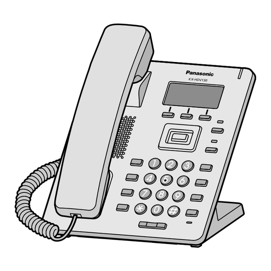 Panasonic KX-HDV130 Instrucciones De Funcionamiento