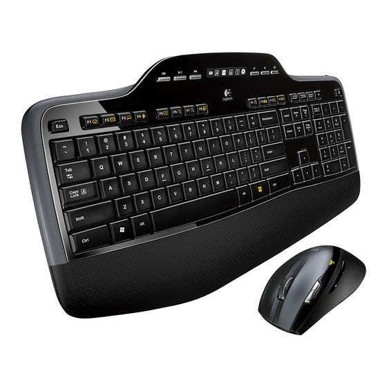 Logitech Wireless Desktop MK700 Guia Del Usuario