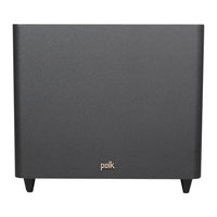 Polk Audio PSW121 El Manual Del Propietario