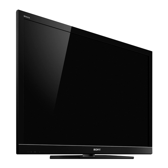 Sony Bravia KDL-55HX800 Manual De Instrucciones