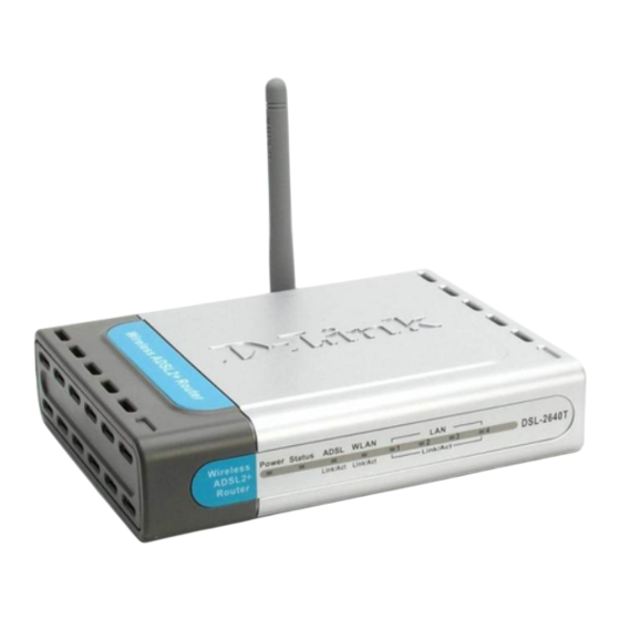 D-Link DSL-2640T Guía Rápida De Instalación