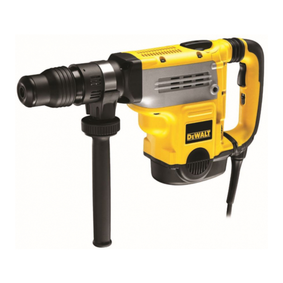 DeWalt D25711 Manual Del Usuario