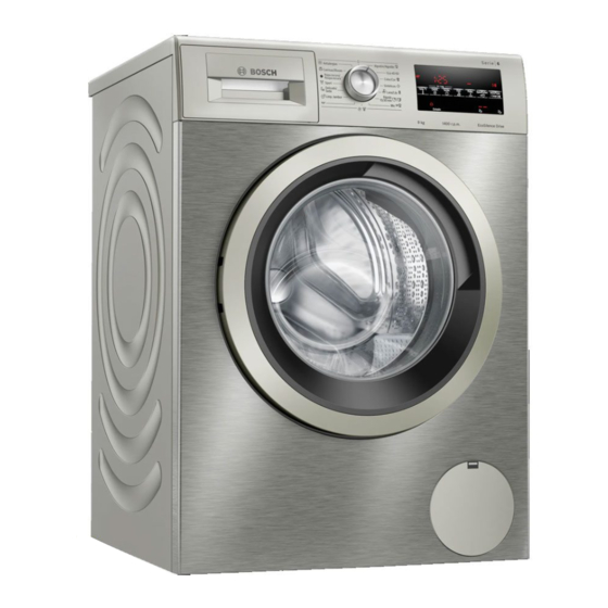Bosch WAU28T6XES Instrucciones De Uso E Instalación
