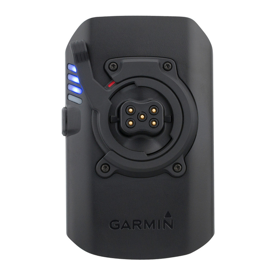 Garmin EDGE POWER MOUNT Manuales