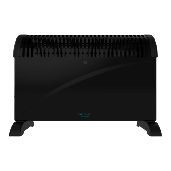 cecotec READYWARM 6500 TURBO CONVECTION Manual De Instrucciones